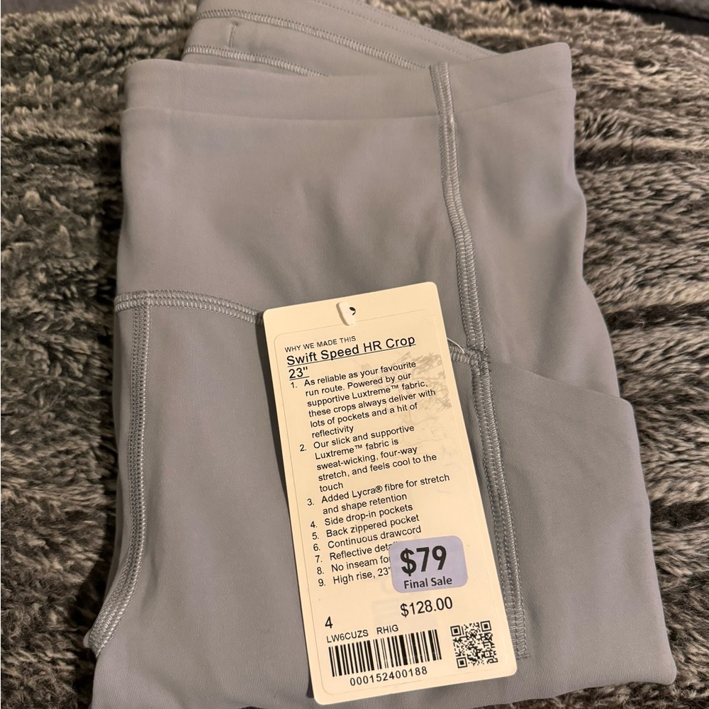 Lululemon leggings size 4